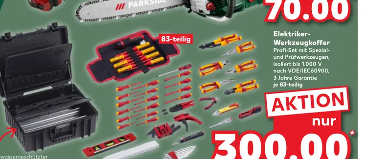 Aanbieding: Elektriker-Werkzeugkoffer
