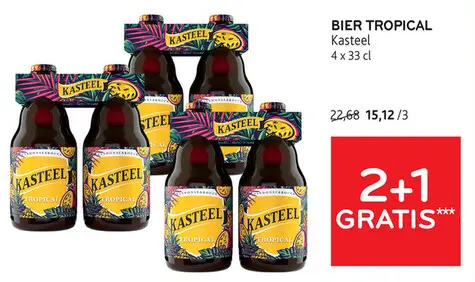 Promotie: Bier tropical