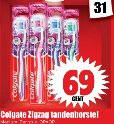 Aanbieding: Zigzag tandenborstel