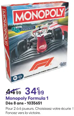 Offre: Formula 1