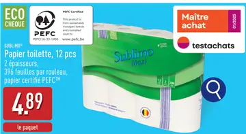 Offre: Papier toilette