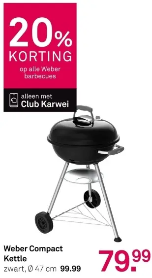 Aanbieding: Compact Kettle zwart