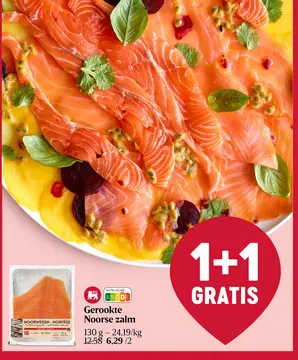 Aanbieding: Gerookte Noorse zalm