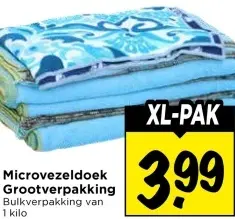 Microvezeldoek Grootverpakking