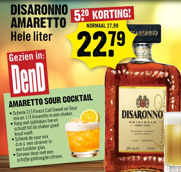 Aanbieding: Disaronno Amaretto 100 cl