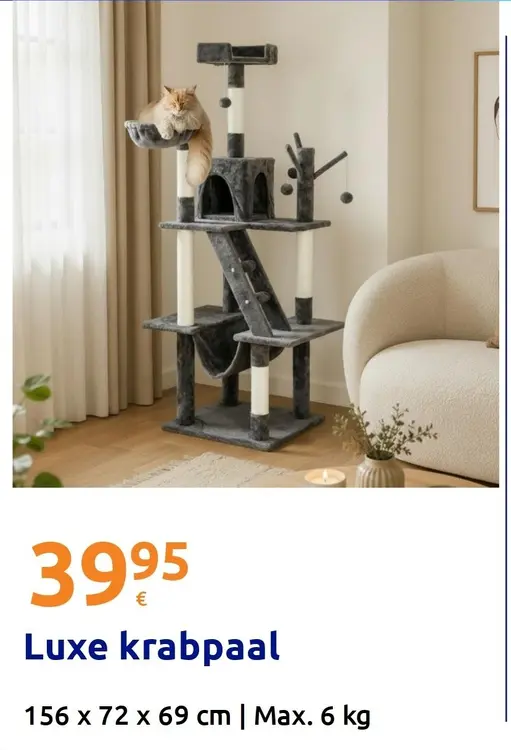 Promotie: Luxe krabpaal