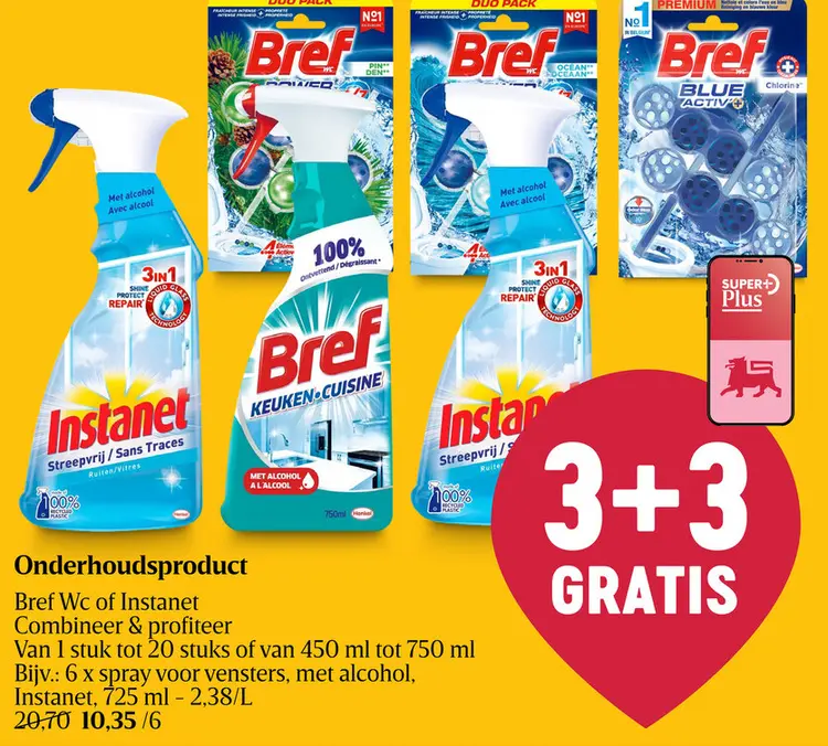 Offre: Onderhoudsproduct Bref Wc of Instanet
