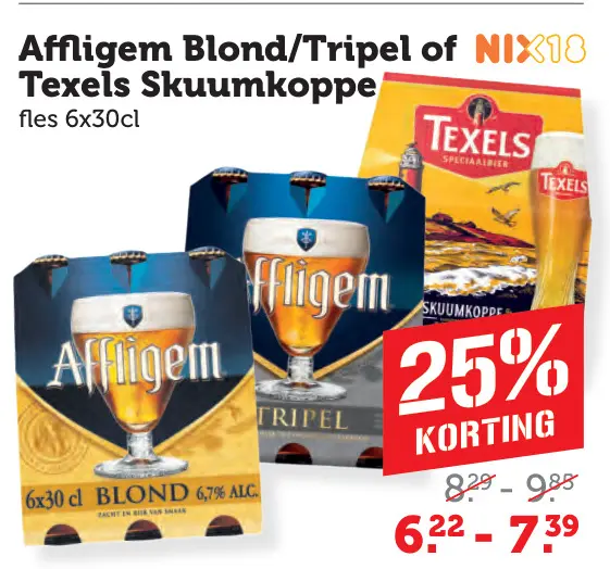 Aanbieding: Blond/Tripel of Texels Skuumkoppe