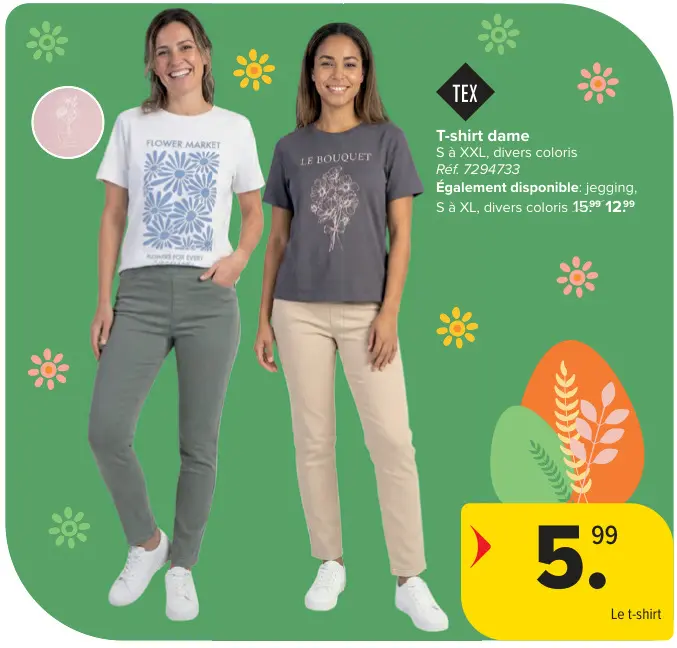 Offre: T-shirt dame
