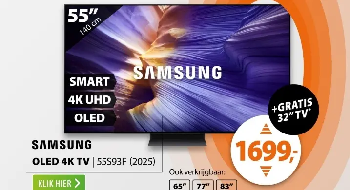Aanbieding: Oled 4k tv