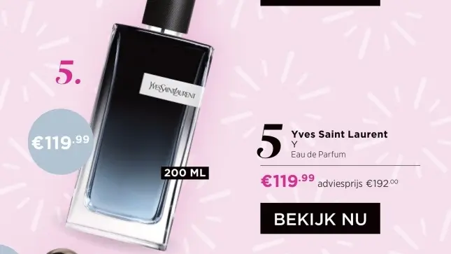 Aanbieding: Yves Saint Laurent Y 