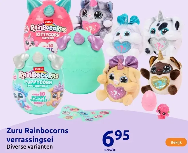 Aanbieding: Rainbocorns verrassingsei