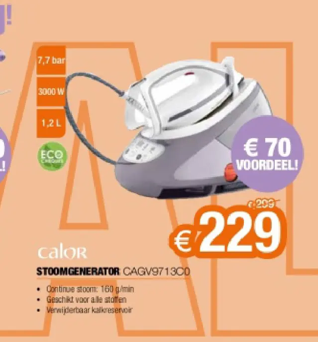 Promotie: Stoomgenerator cagv971300