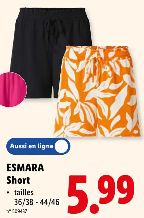 Offre: ESMARA Shorts