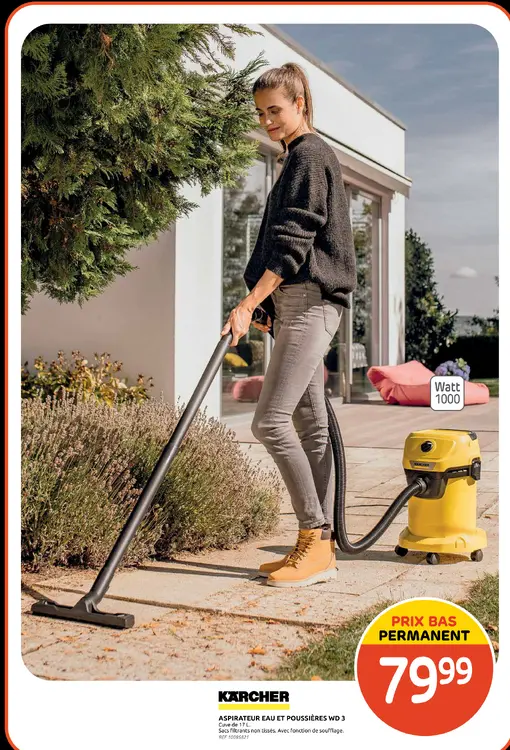 Offre: Aspirateur eau et poussières wd 3