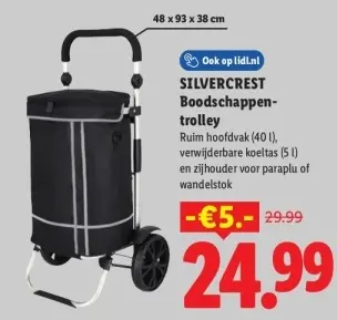 Aanbieding: Boodschappen-trolley