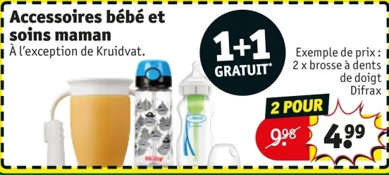 Offre: Accessoires bébé et soins maman