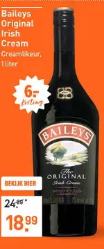 Aanbieding: Baileys Original Irish Cream 100CL