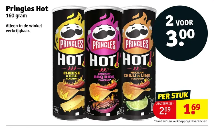 Aanbieding: Pringles Hot