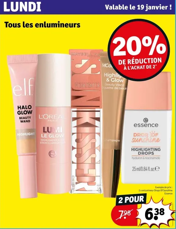 Offre: enlumineur Drops Of Sunshine