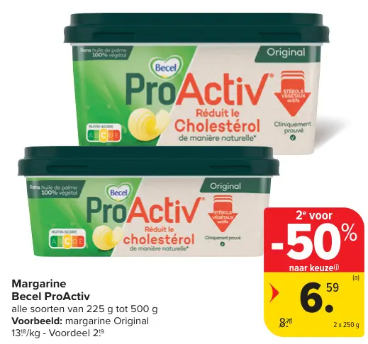 Promotie: Margarine Becel ProActiv