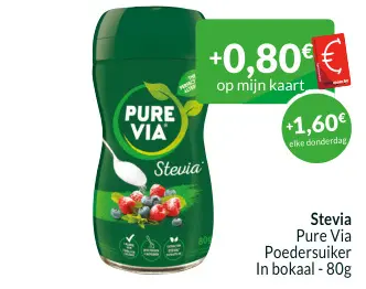 Promotie: Stevia Poedersuiker