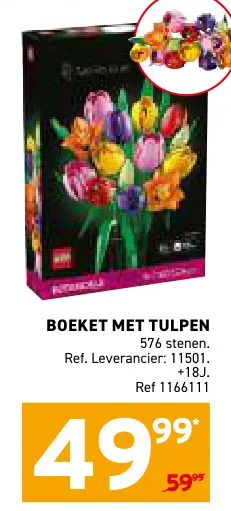 Promotie: Boeket met tulpen