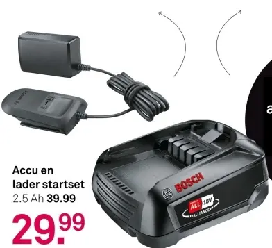 Aanbieding: Accu en lader startset