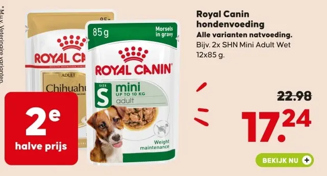 Aanbieding: Royal Canin hondenvoeding
