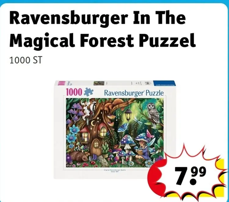 Aanbieding: Ravensburger In The Magical Forest Puzzel