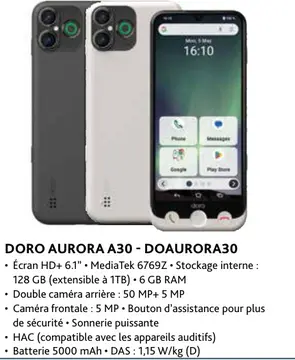Offre: Doro aurora a30 - doaurora30