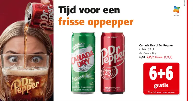 Promotie: Canada Dry of Dr. Pepper