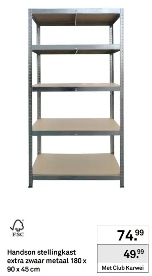 Aanbieding: Stellingkast