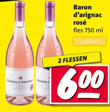Aanbieding: Baron d'arignac rosé