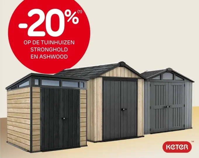 Promotie: Tuinhuizen