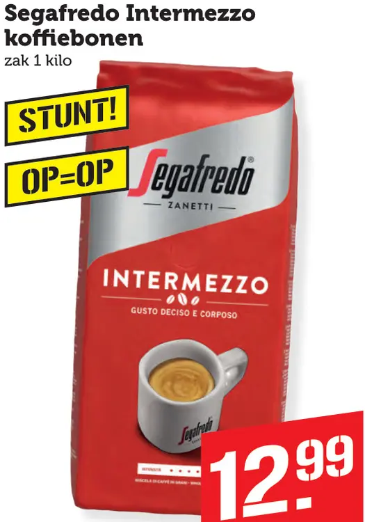 Aanbieding: Segafredo Intermezzo Koffiebonen