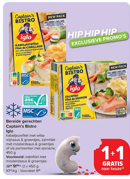 Aanbieding: Bereide gerechten Captain's Bistro
