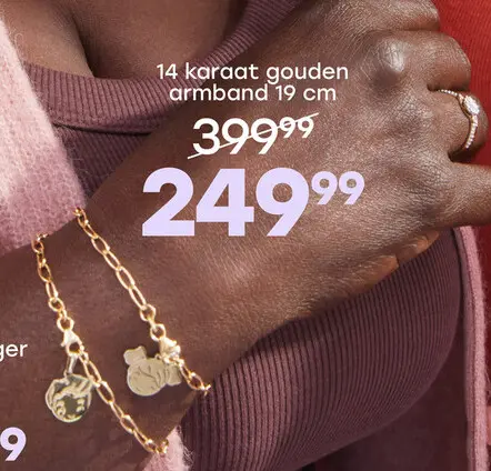 Aanbieding: gouden armband