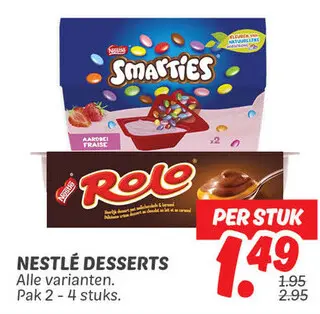 Aanbieding: Desserts