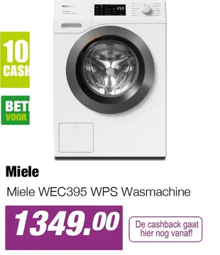 Aanbieding: Miele WEC395 WPS Wasmachine