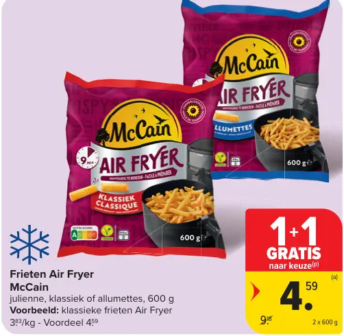 Promotie: Frieten Air Fryer