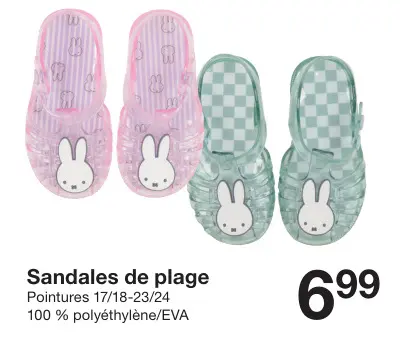 Offre: Sandales de plage