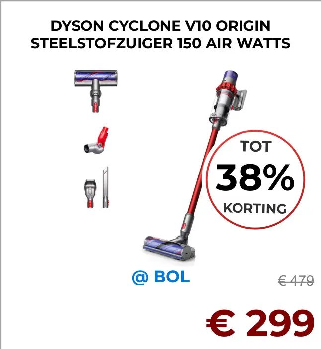Aanbieding: Dyson cyclone v10 origin