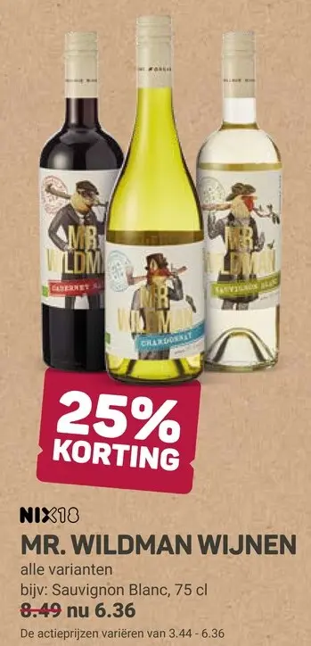 Aanbieding: Mr. wildman wijnen