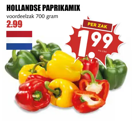 Aanbieding: Hollandse paprikamix