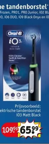 Aanbieding: Elektrische tandenborstel i03 Matt Black