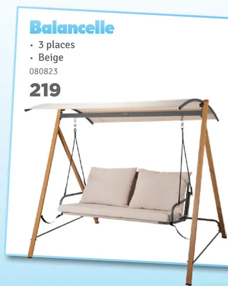 Offre: Balancelle