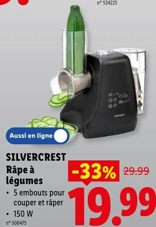 Offre: Râpe à légumes