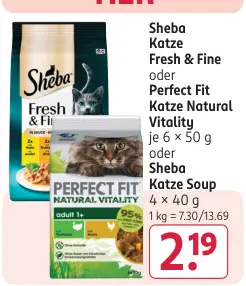Aanbieding: Sheba Fresh & Fine oder Perfect Fit Katze Nat