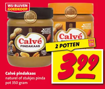 Aanbieding: Calvé pindakaas